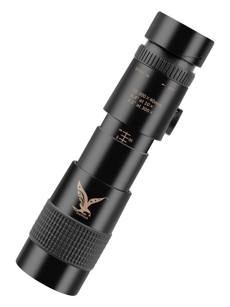 4K 10-300X40mm Super Telephoto Zoom Monocular Telescope