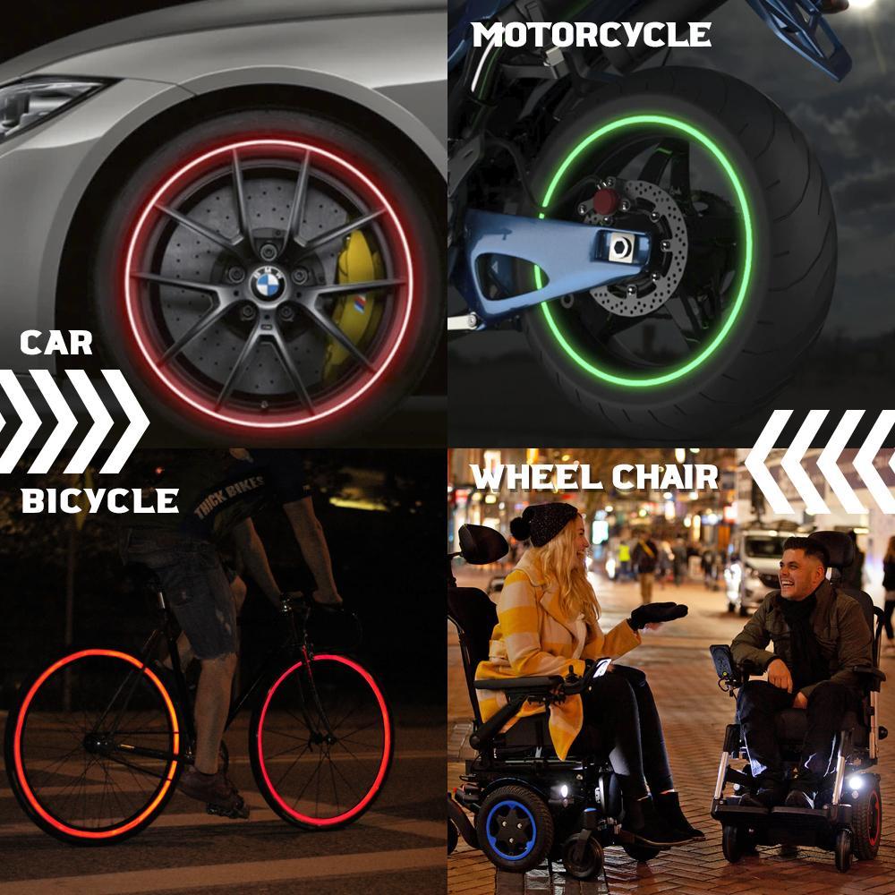 Reflective Car Wheel Sticker (16pcs)