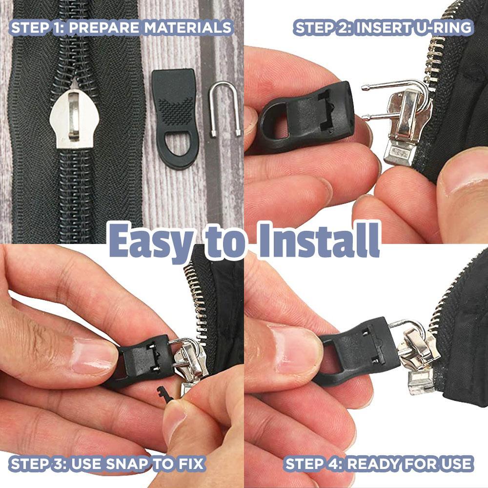 Universal Detachable Zipper Fixing Puller Set (8pcs)