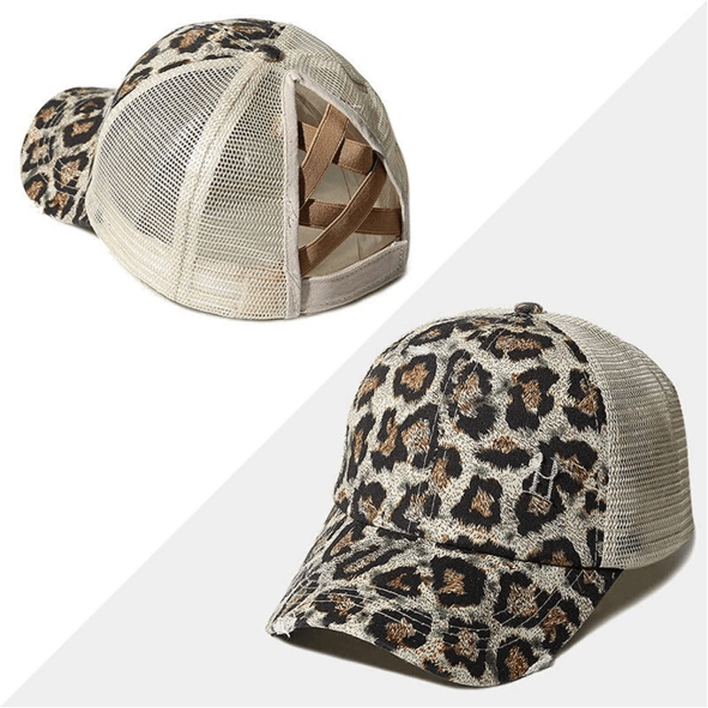Criss Cross Easy Ponytail Cap