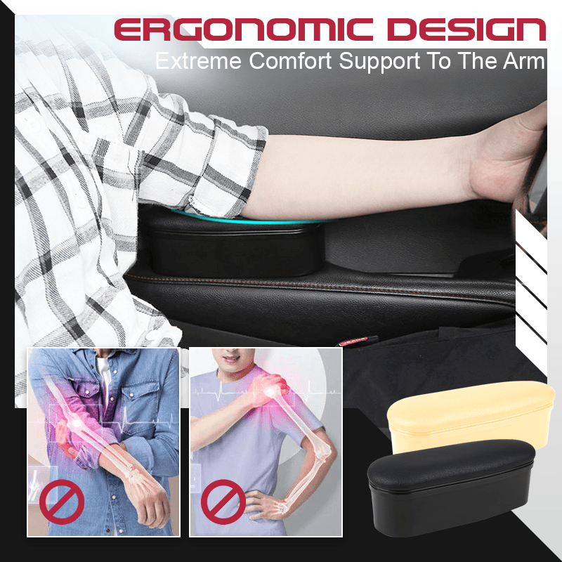 Self-Adhesive Car Door Armrest Plus Storage Box