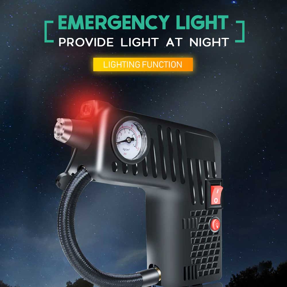 All-In-One Portable Electric Car Air Pump