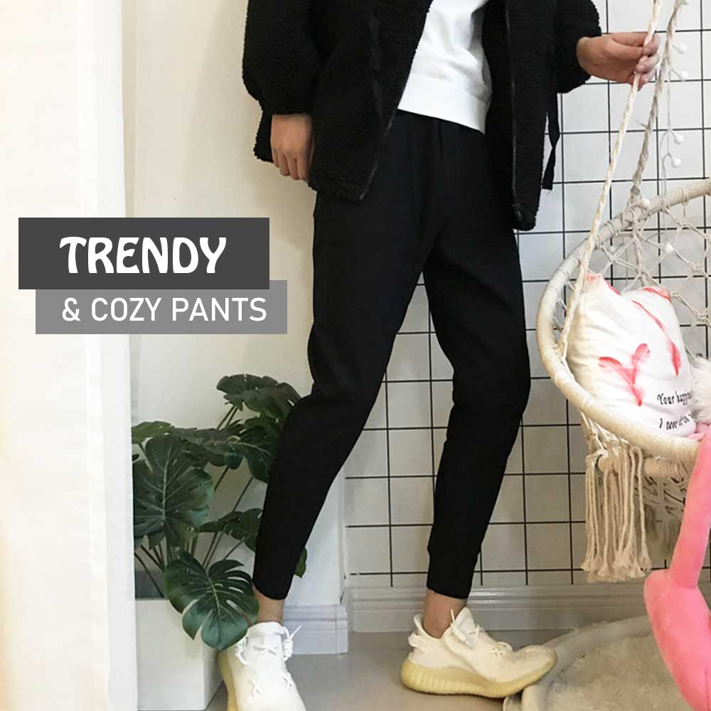Trendy Cozy Jogger Pants