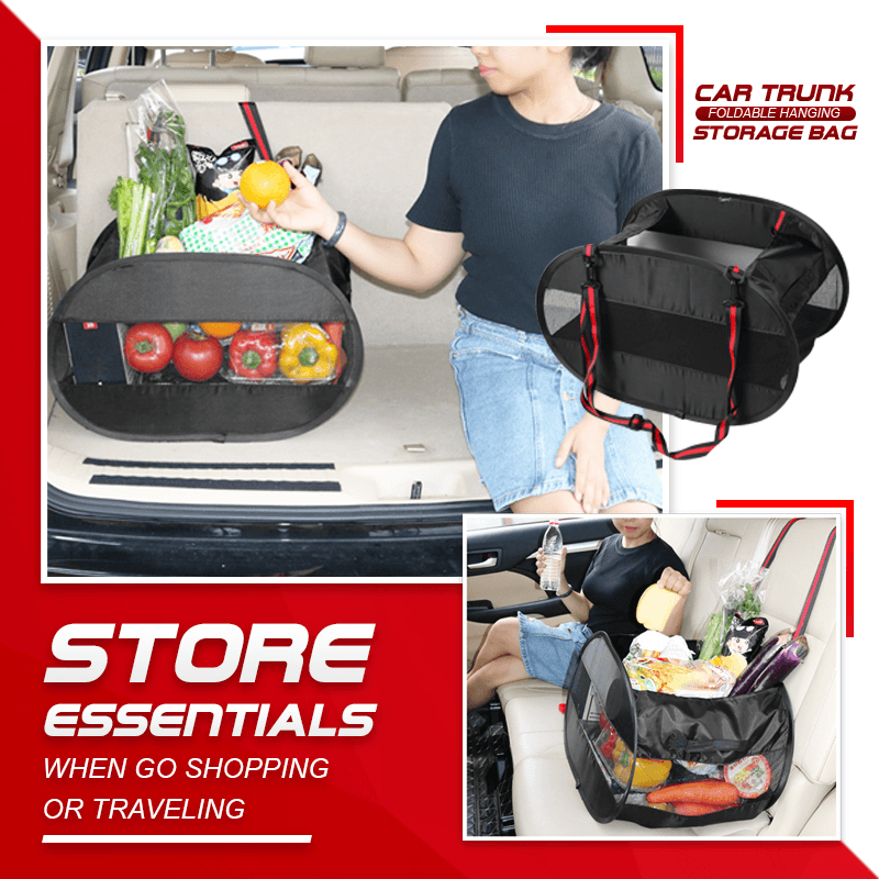 Car Trunk Foldable Hanging Storage Bag