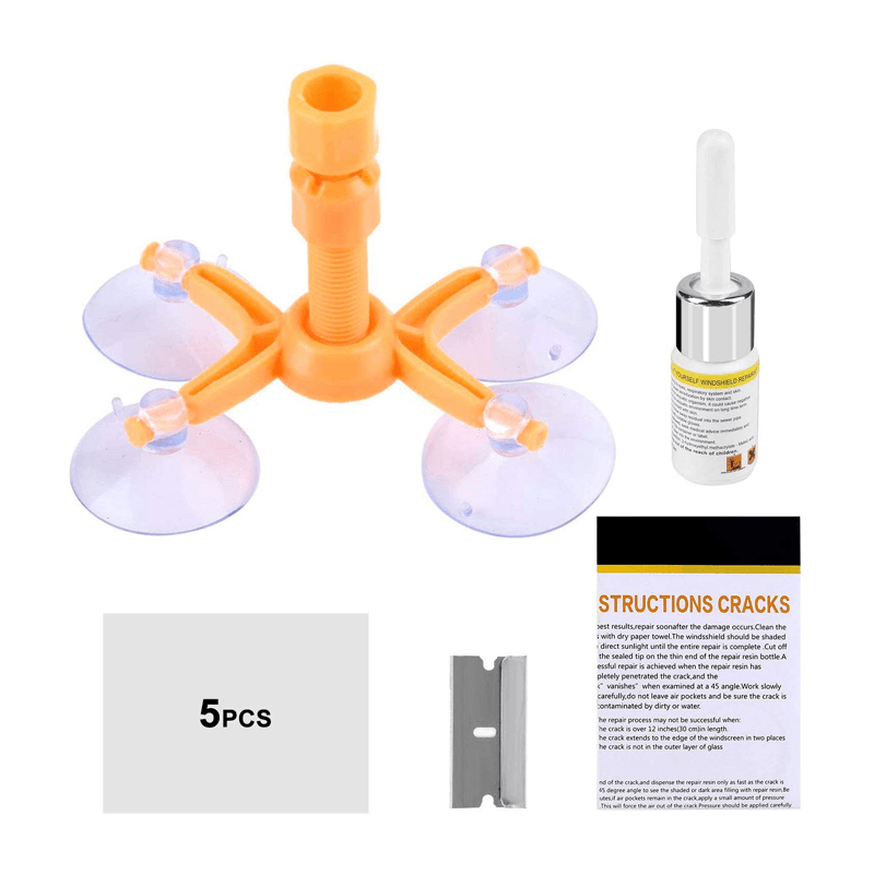 Automotive Glass Nano Total Repair Fluid Kit