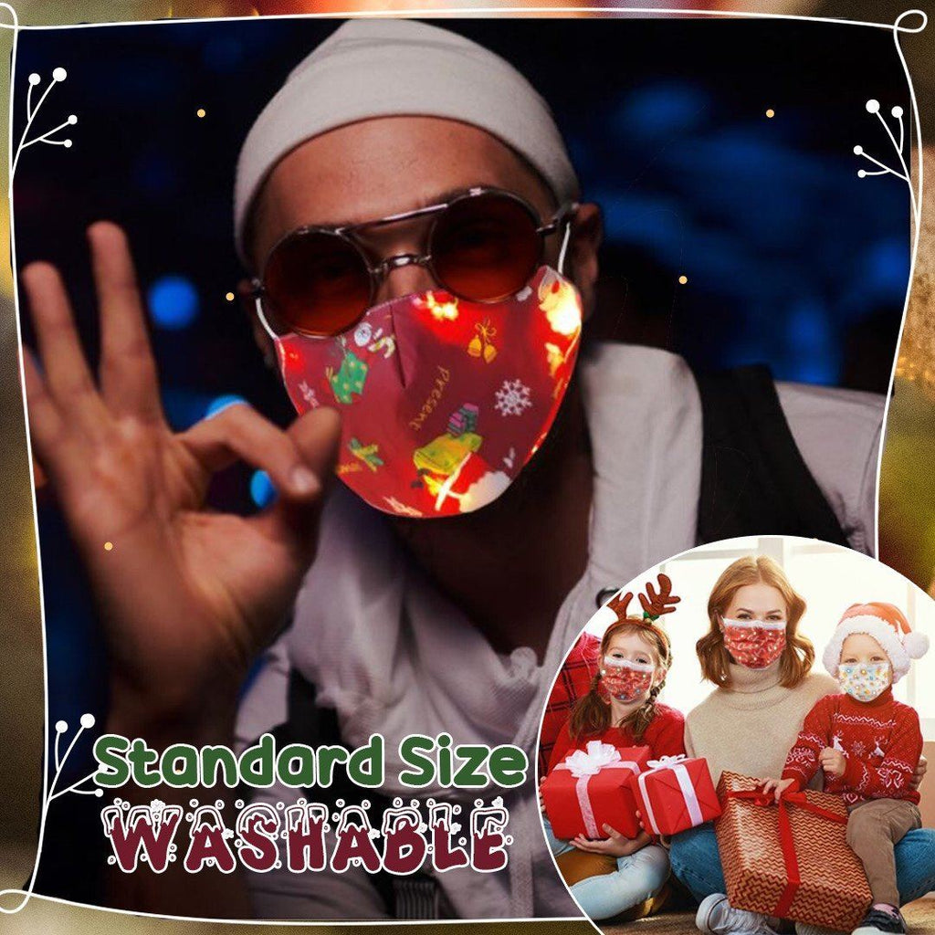 Funny LED Christmas Washable Cloth Cover