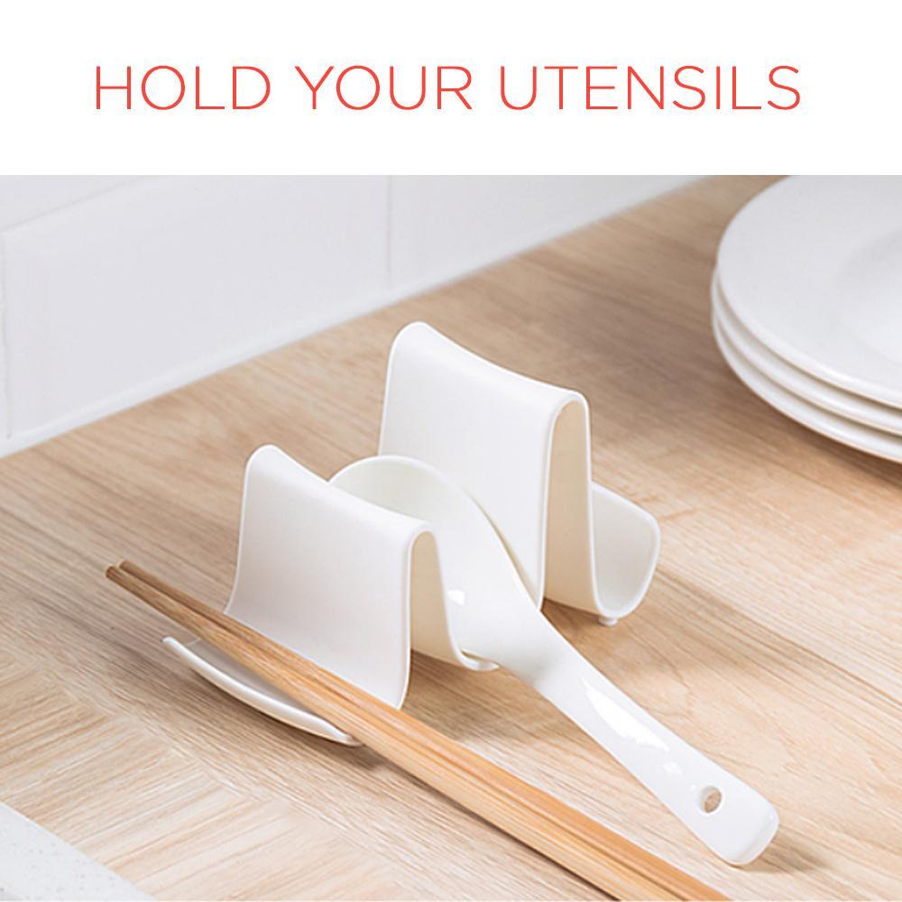 Creative Kitchen Utensil Shelf