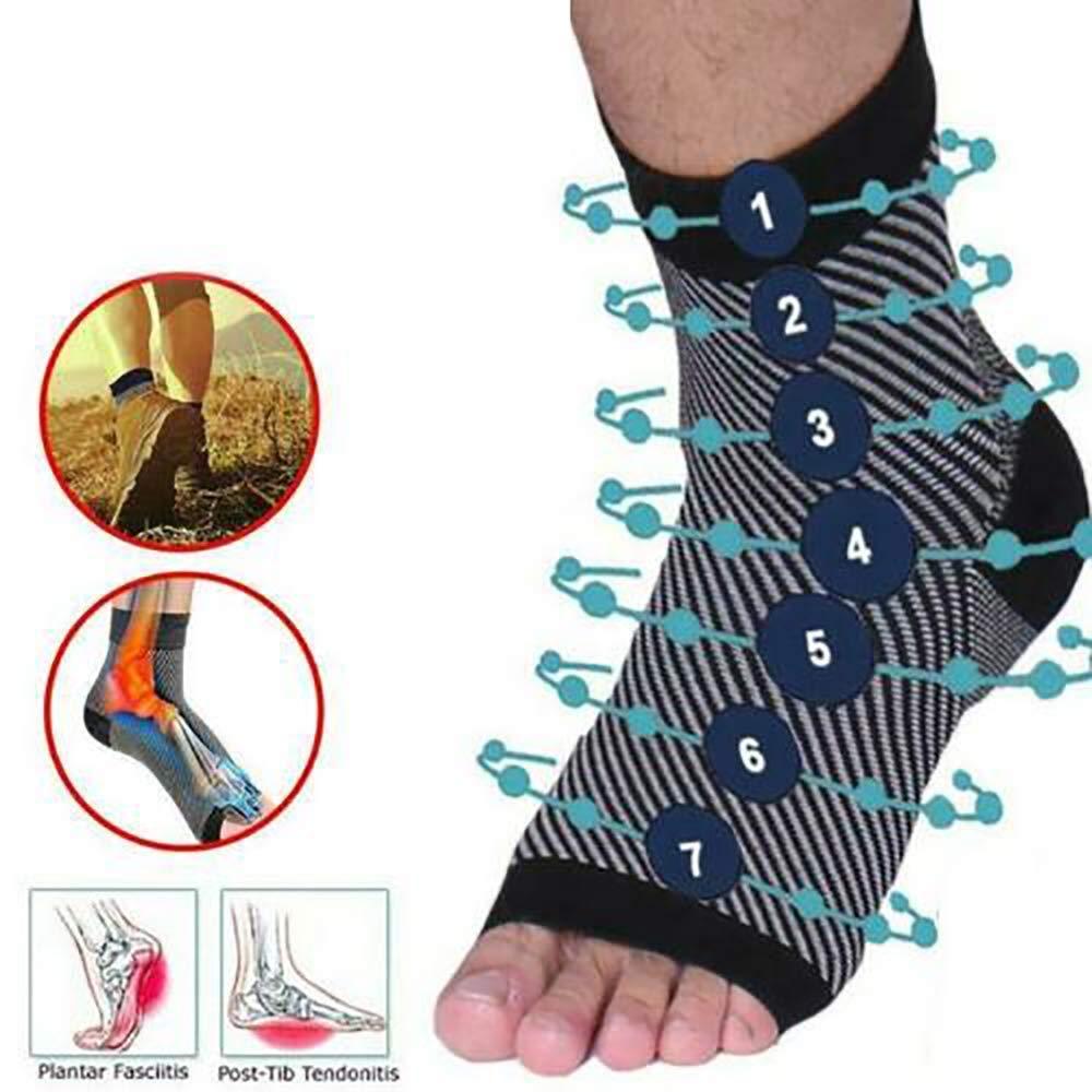 Copper Infused Magnetic Foot Support Compression Socks