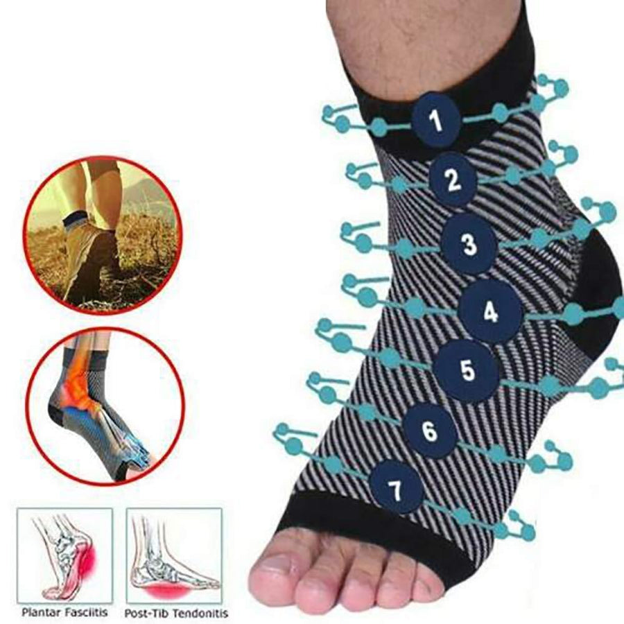 Copper Infused Magnetic Foot Support Compression Socks