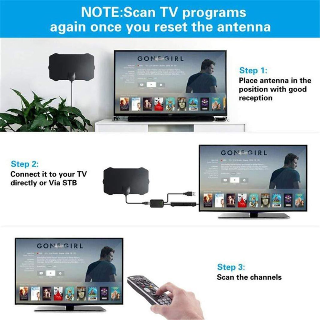 HDTV Free Cable Antenna With Signal Booster