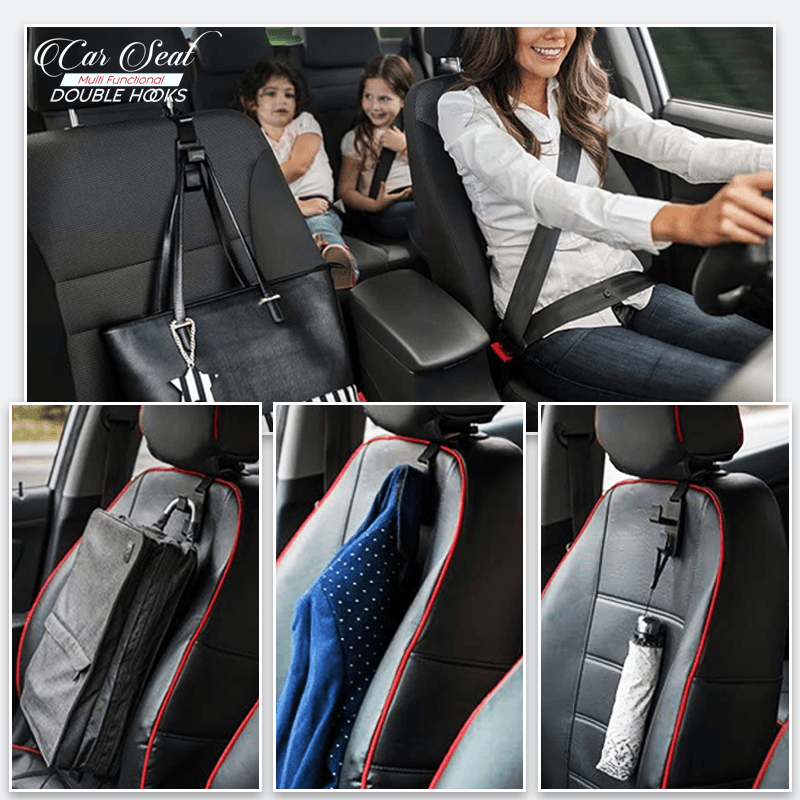 Car Seat Multi-Functional Double Hooks