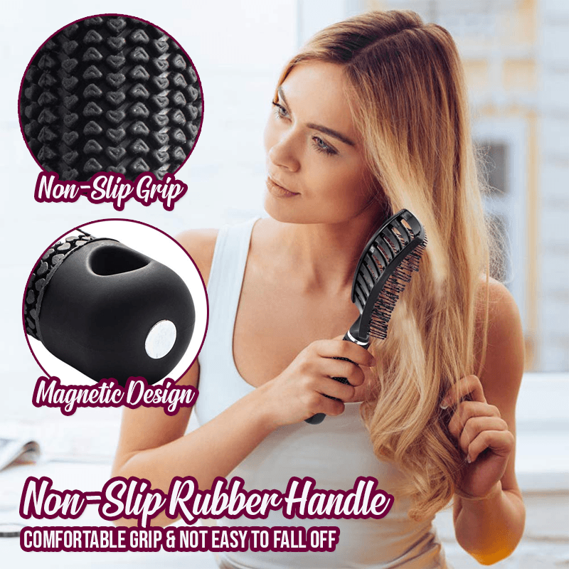 SilkyKiss Bristle Nylon Hairbrush