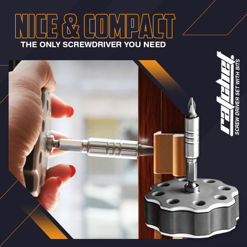 Ratchet Screwdriver Set With Bits