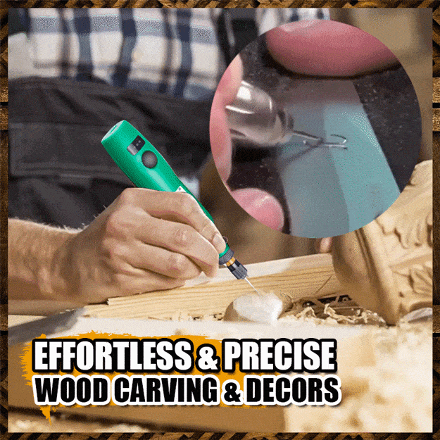 Wood Carving Rotary Drill Kit