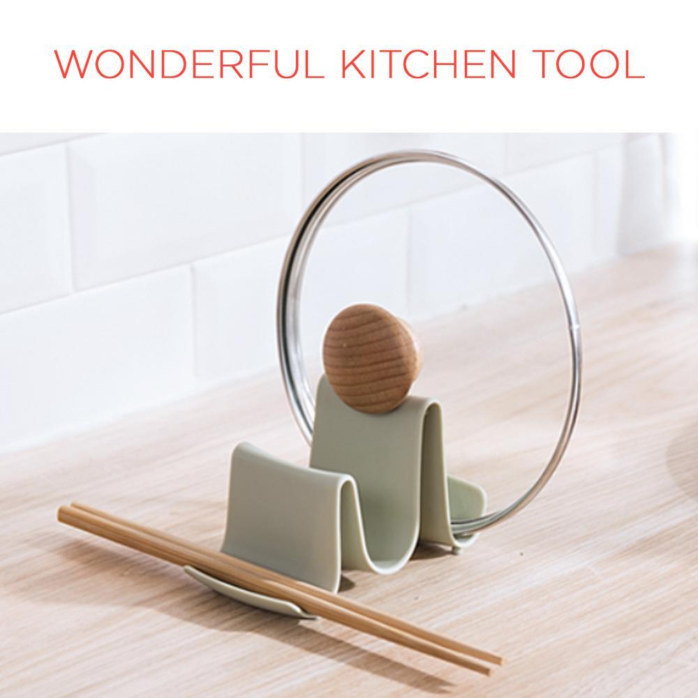 Creative Kitchen Utensil Shelf