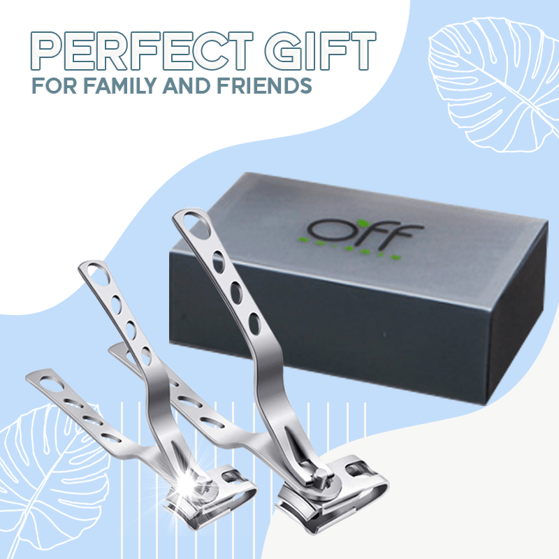 360 Degree Rotatable Nail Clippers 2PCS Set