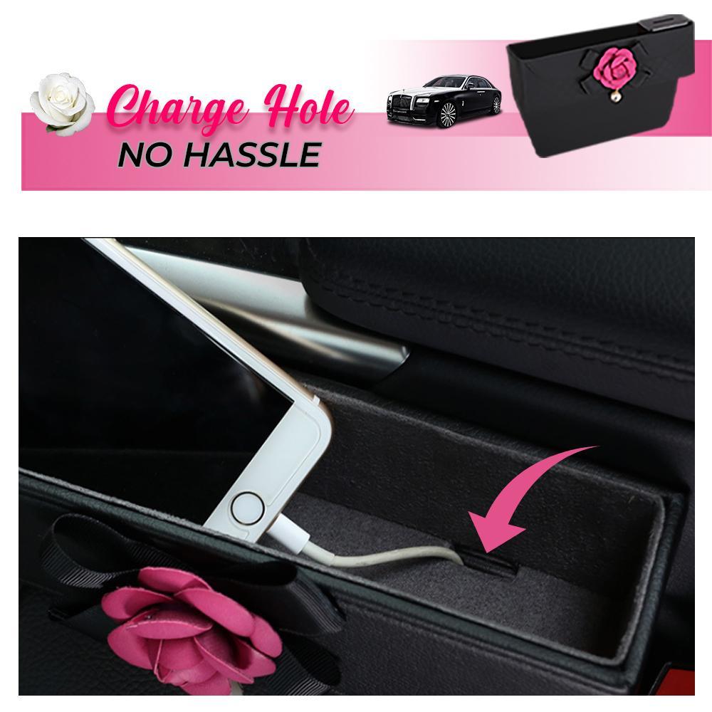 Camellia Car Slot Storage Box