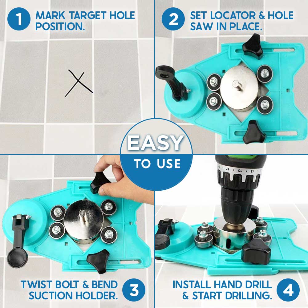 Suction Cup Tile Punching Locator