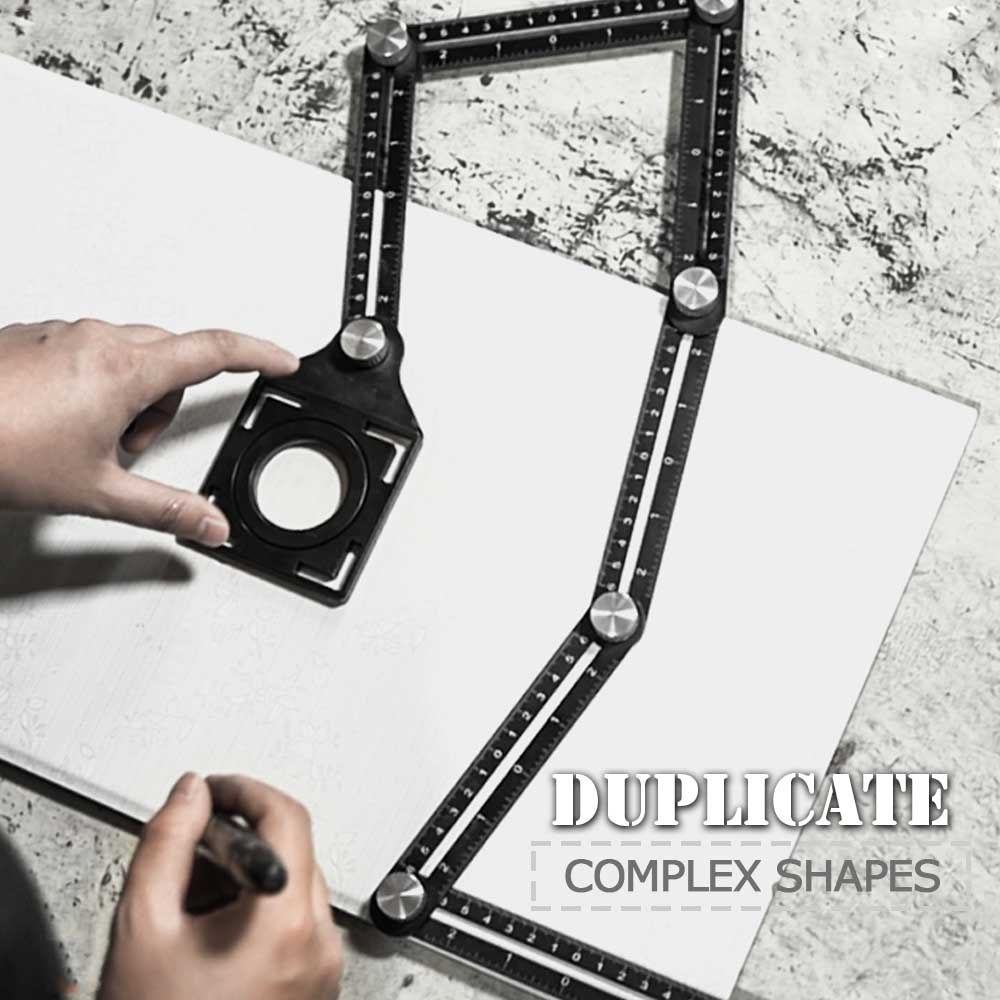 Six-Fold Hole Locating Ruler