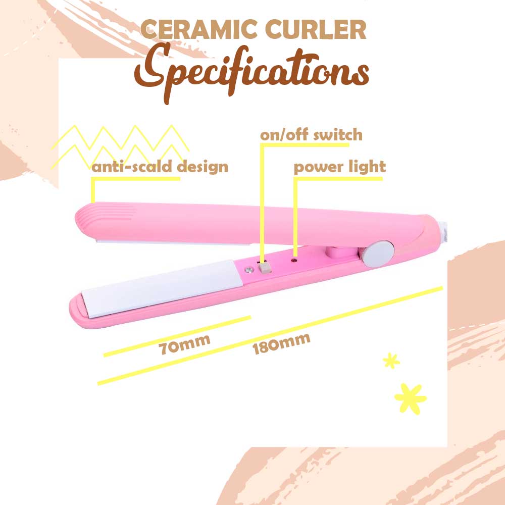 Mini Travel Ceramic Curler