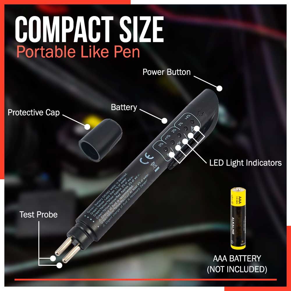 Premium LED Brake Fluid Tester