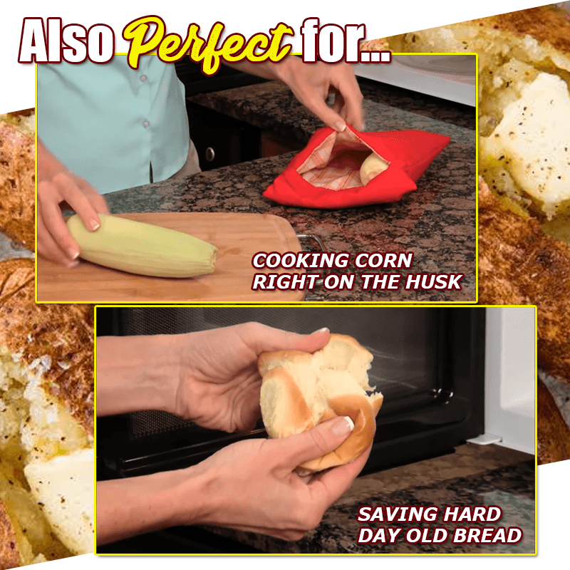 BakeEasy Microwave Potato Cooking Bag