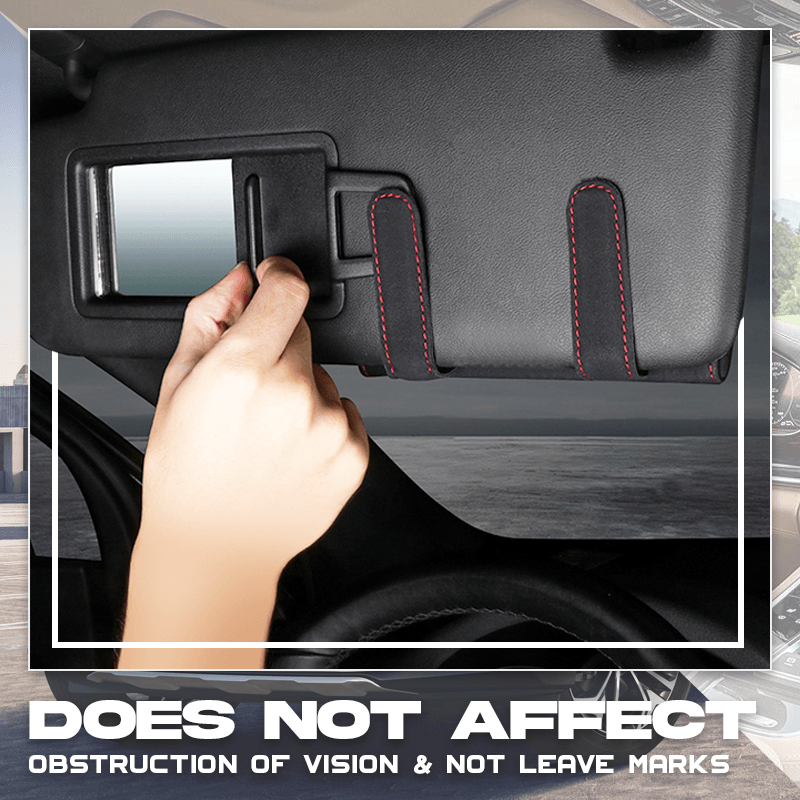 Superior Leather Car Glasses Holder