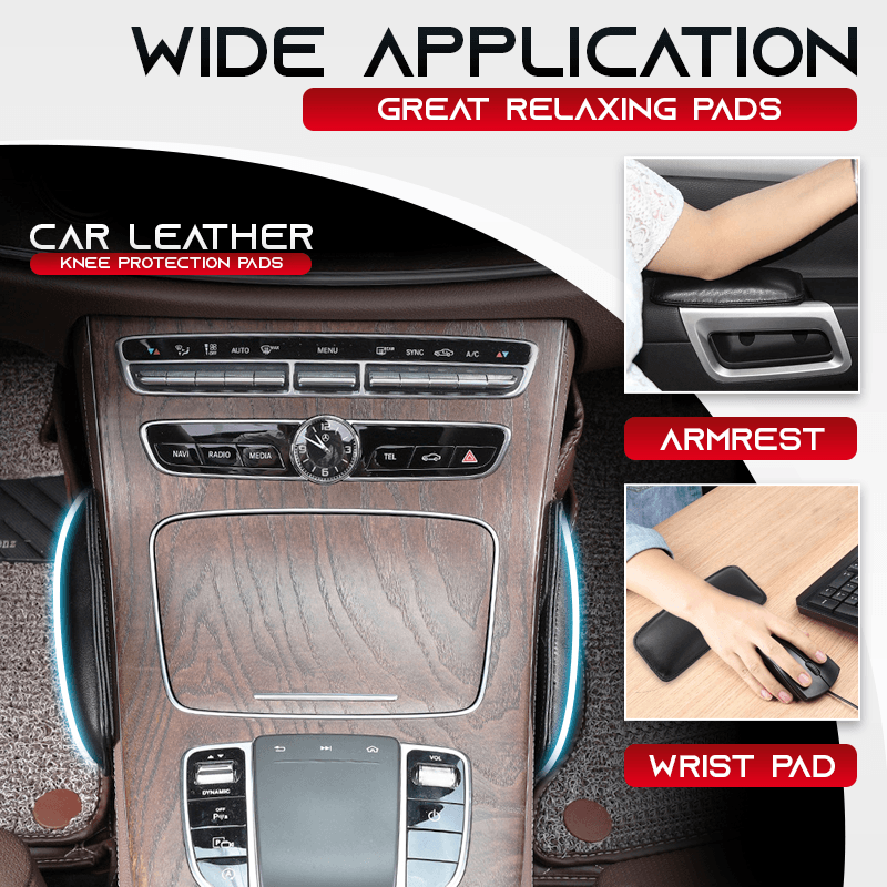 Car Leather Knee Protection Pads