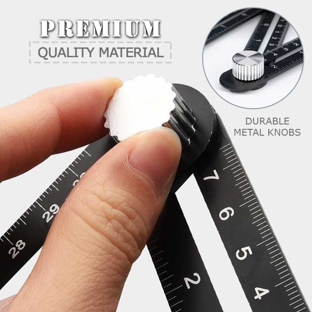 Six-Fold Hole Locating Ruler