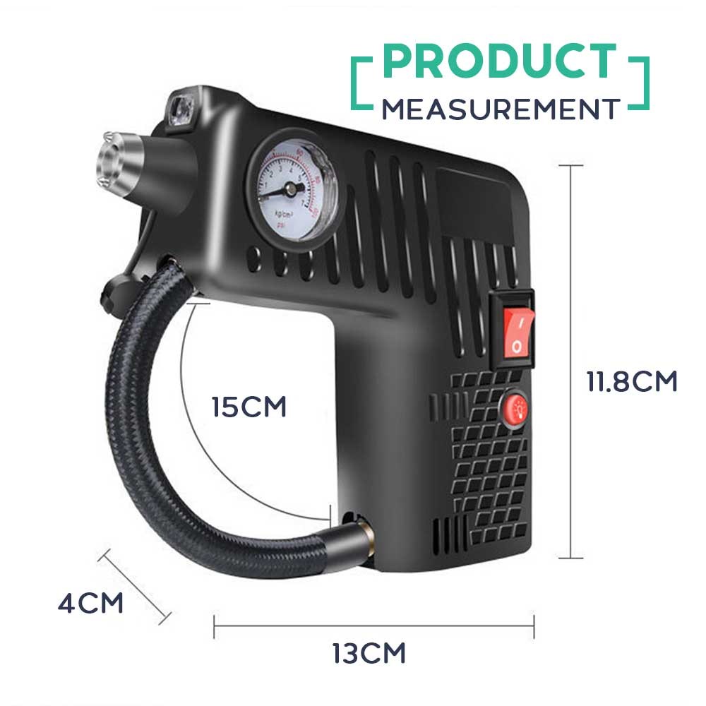 All-In-One Portable Electric Car Air Pump