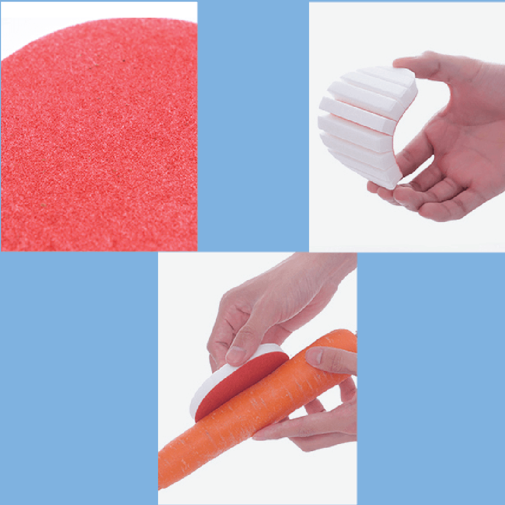 Curved Fruits And Vegetables Peeling Brush