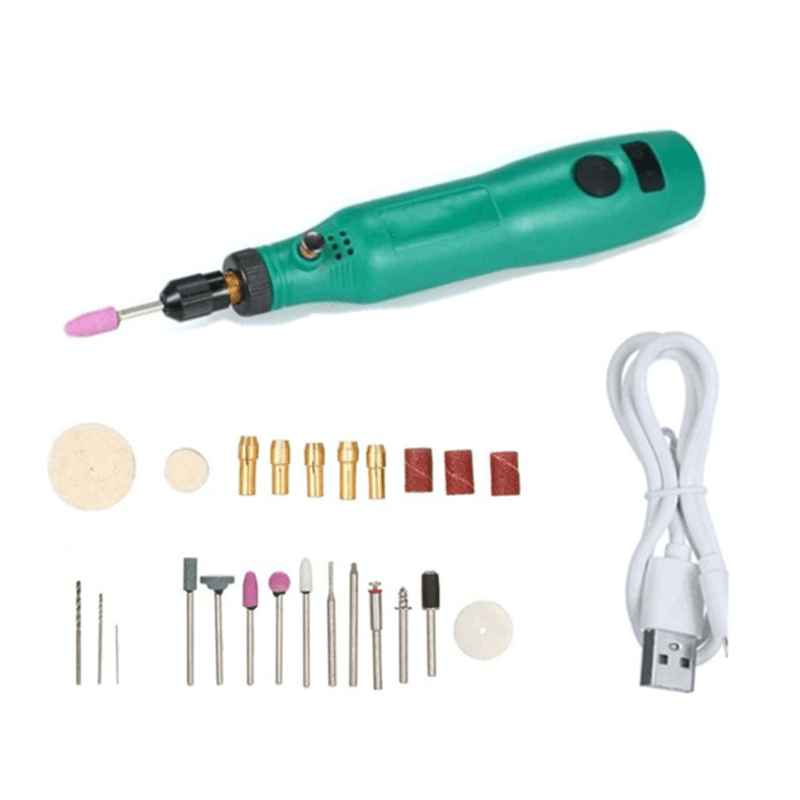 Wood Carving Rotary Drill Kit