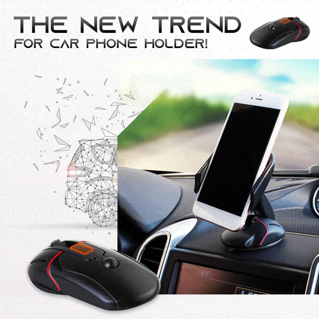 Rotatable Car Mouse-To-Phone-Holder