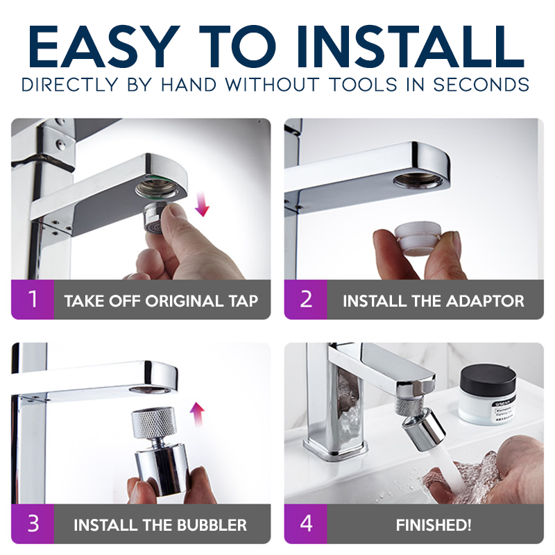 Swivel Water Bubbler Tap Attachment