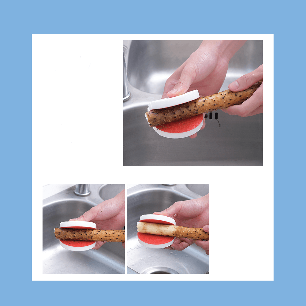Curved Fruits And Vegetables Peeling Brush