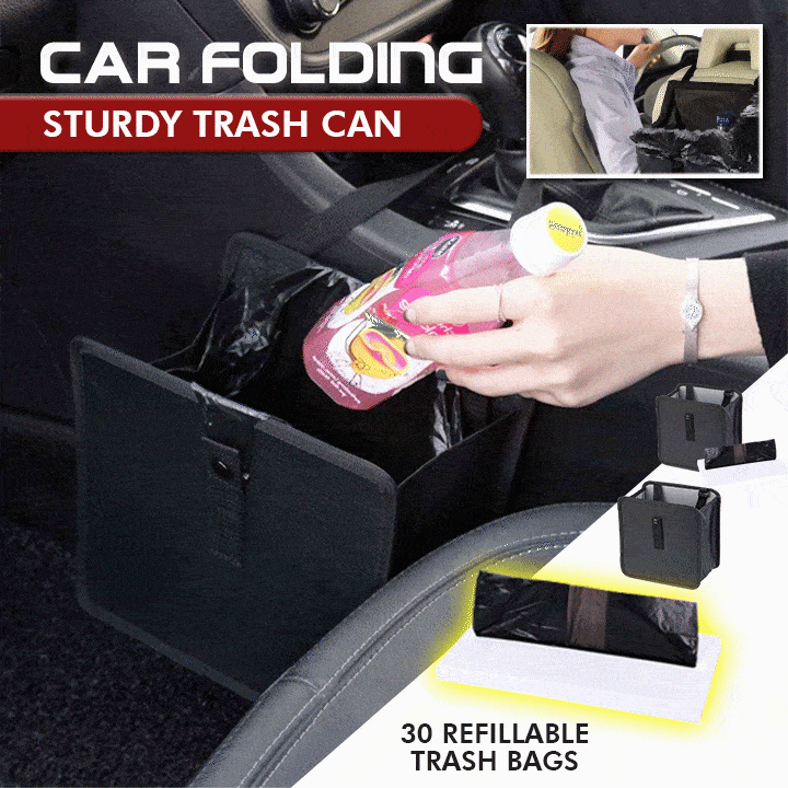 Car Folding Sturdy Trash Can