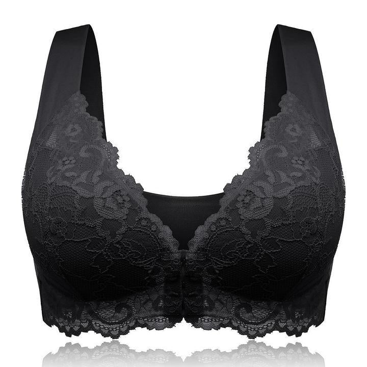 Front Closure Extra-Elastic Breathable Bra