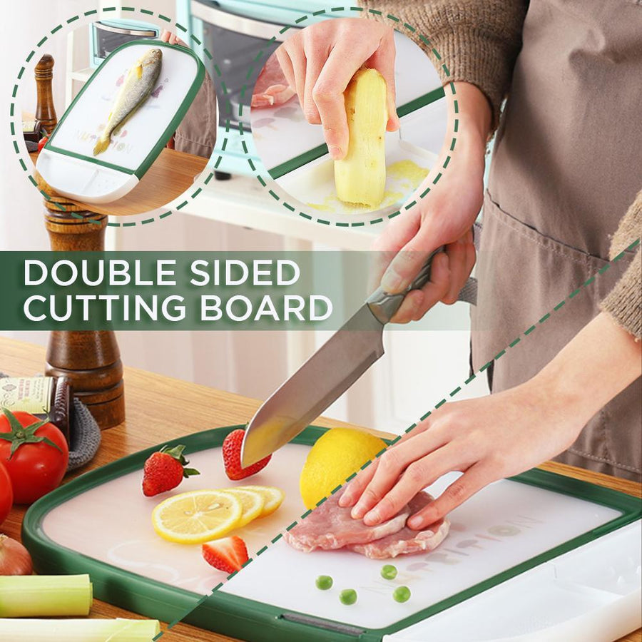 All-In-One Double-Sided Cutting Board