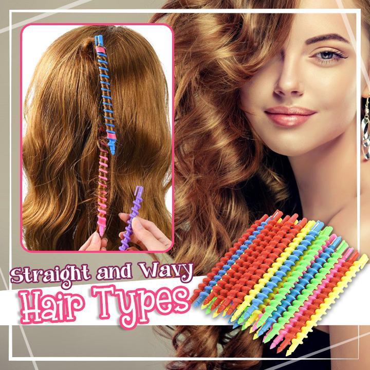 DIY Styling Spiral Hair Curlers
