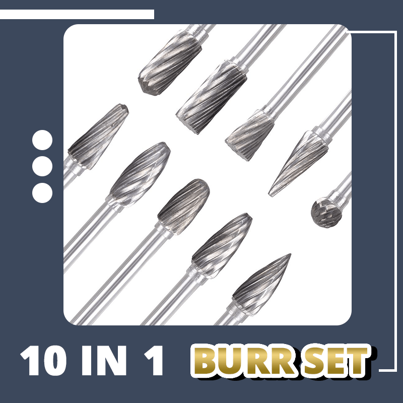 Metal Polishing Cut Carbide Rotary Set
