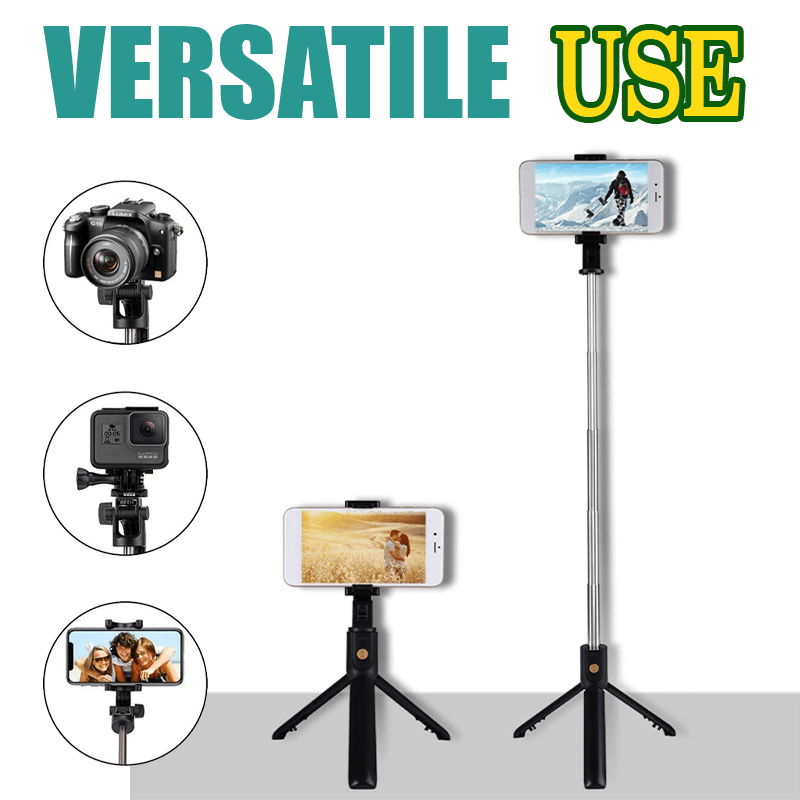 3 In 1 Tripod Wireless Action Cam Selfie Stick
