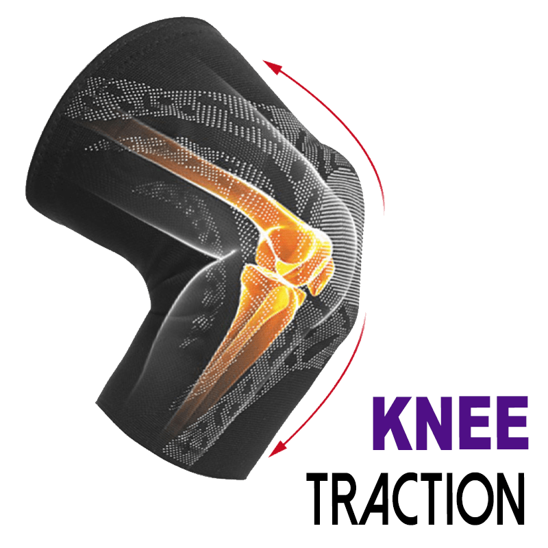 Shock Absorption Elastic Knitting Knee Pad