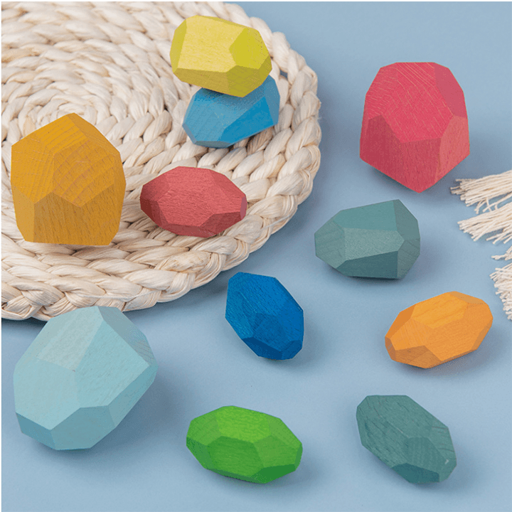 Counterweight Wooden rock set