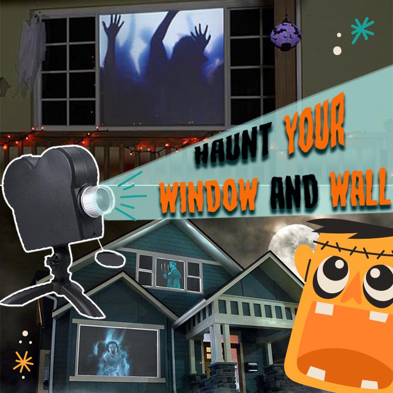 Window Halloween Funny Projector