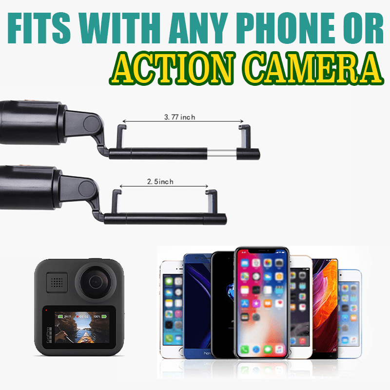3 In 1 Tripod Wireless Action Cam Selfie Stick