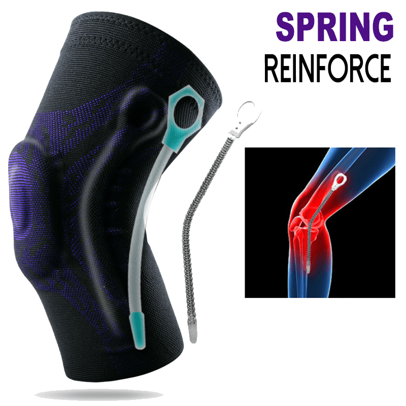 Shock Absorption Elastic Knitting Knee Pad