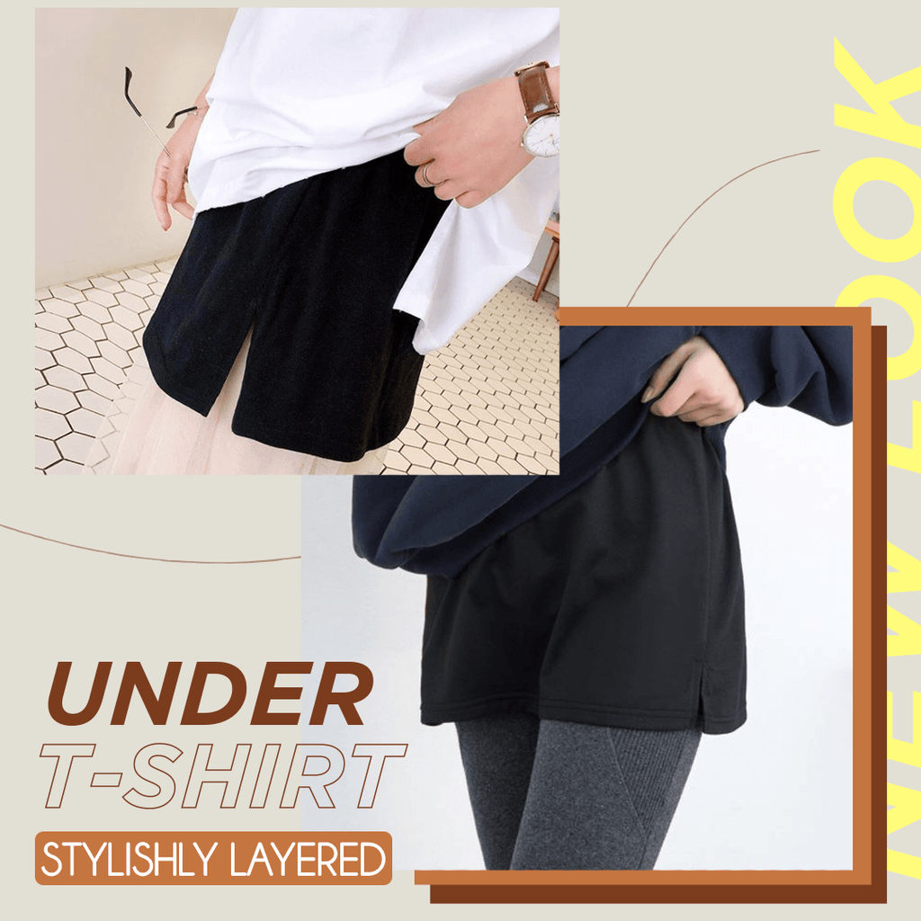 Adjustable Layering Fake Top Lower Sweep