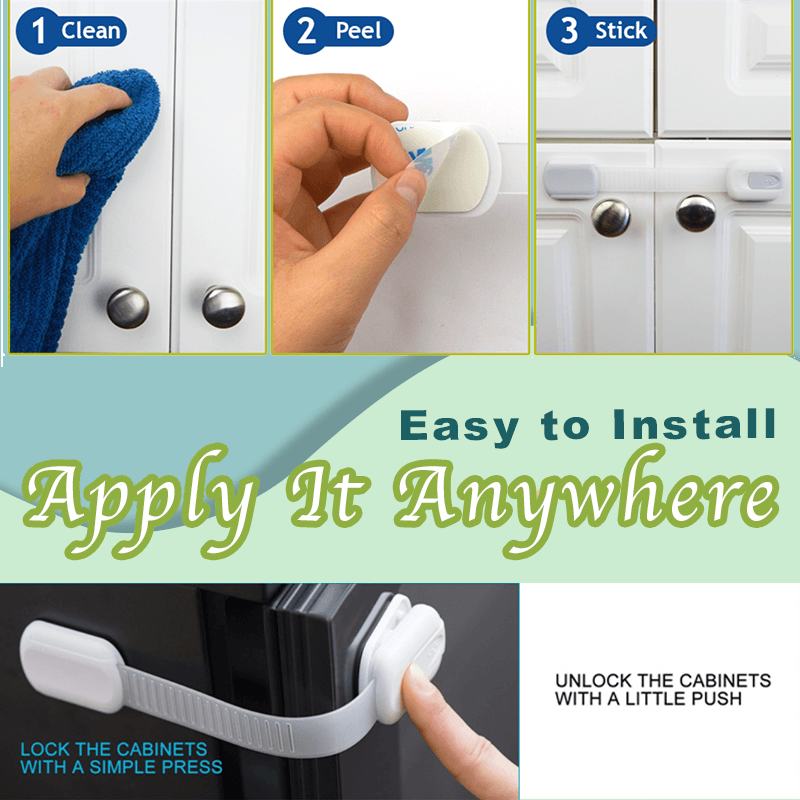 Traceless Adhesive Child Safety Lock