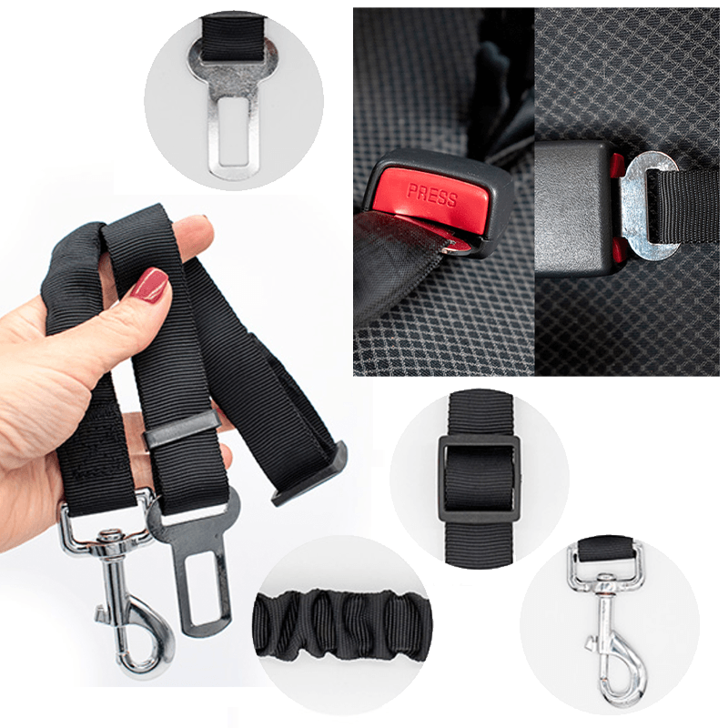 Adjustable Elastic Pet BFF Car Seat Belt