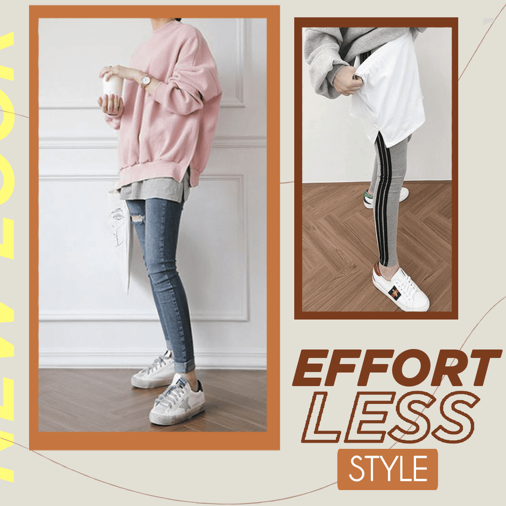 Adjustable Layering Fake Top Lower Sweep